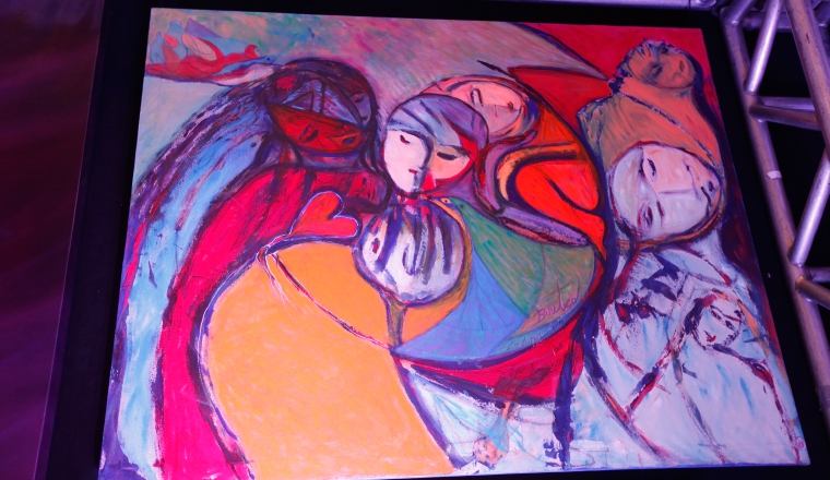 Obra de Fabiola Buritica, artista panameña. Obra de Fabiola Buritica, artista panameña. /Foto Aurelio Herrera