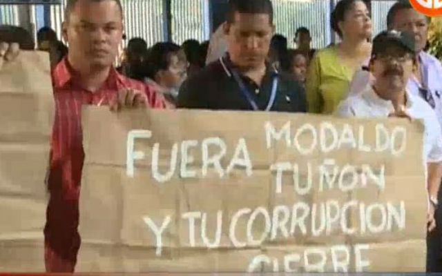 Exigen destitución de Modaldo Tuñón (Foto Telemetro)