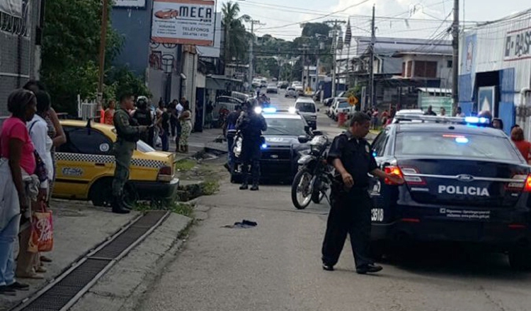 Este fin de semana se dio otro asesinato a plena luz del día, en el sector de calle 8, en Río Abajo. /Foto: Grupo Élite