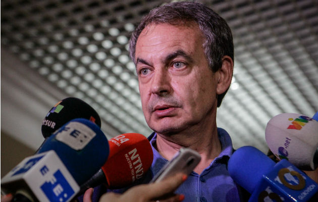 El expresidente español José Luis Rodríguez Zapatero. Foto: EFE