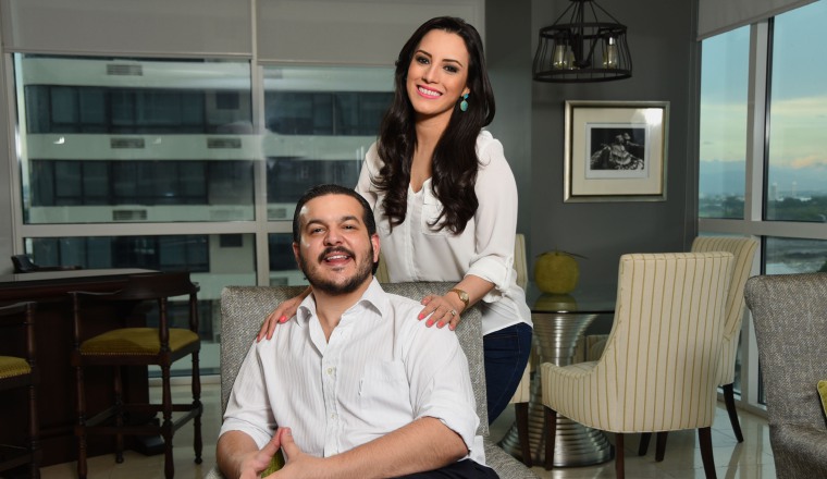 Su esposo Jaime es su  gran apoyo. /FotoMarly Domínguez
