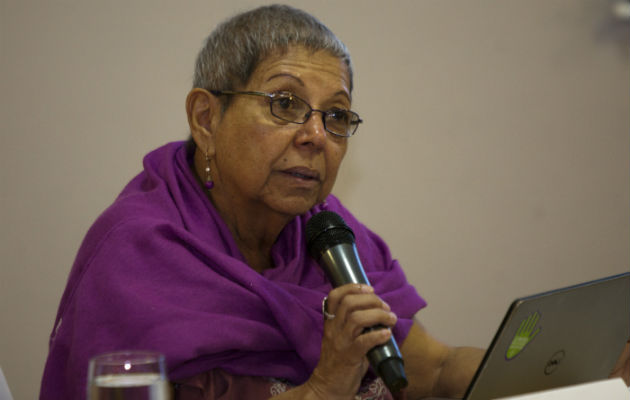 Gladys Lanza, defensora de derechos humanos y coordinadora del movimiento feminista Visitación Padilla. Foto: EFE