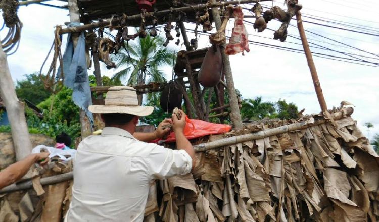 Costumbres y tradiciones campesinas en las alegorías. /Foto Zenaida Vásquez