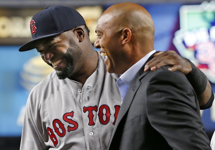 Rivera y Ortiz se dieron un abrazo. Foto/AP