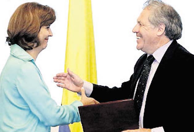 Colombia amplía mandato de  la Misión de Apoyo de la OEA