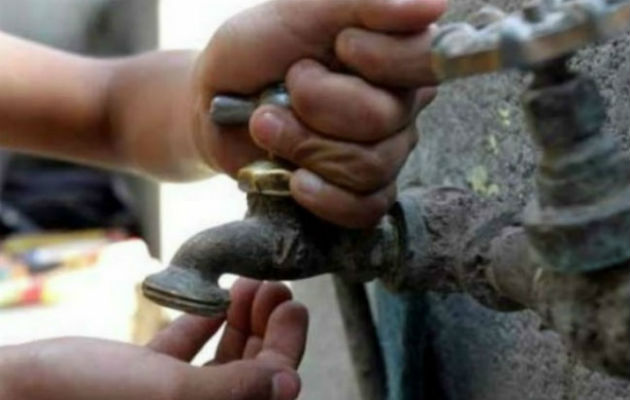  Desde las 8:00 am hasta las 1:00 pm estarán sin agua.