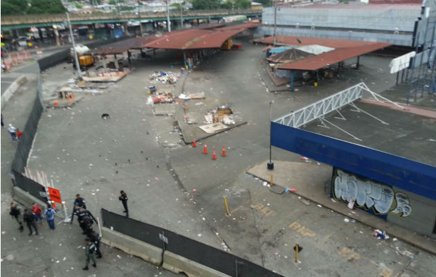 Los locales del centro comercial dieron paso a la construcción del Metro