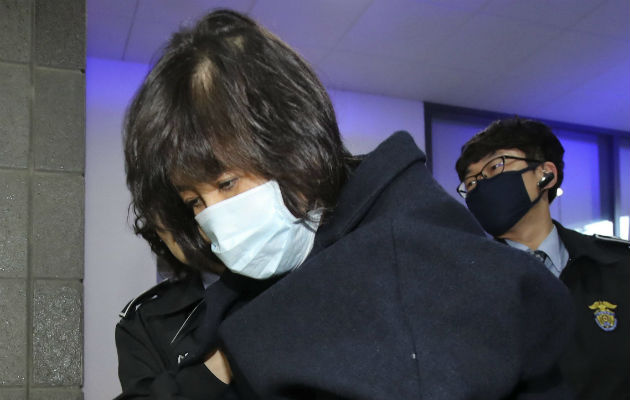 Choi Soon-sil, era confidente de la presidenta de Corea del Sur Park Geun-hye. FOTO/EFE