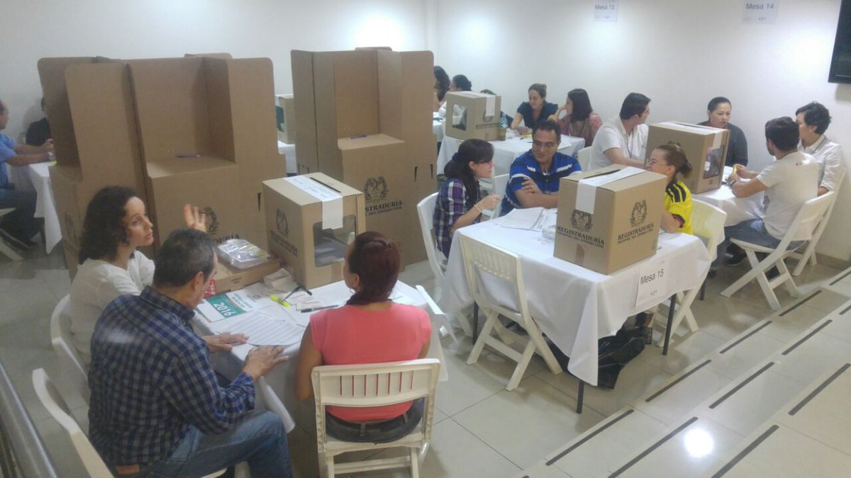 Votación de colombianos en Panamá.Foto/Edwin González Votación de colombianos en Panamá.Foto/Edwin González