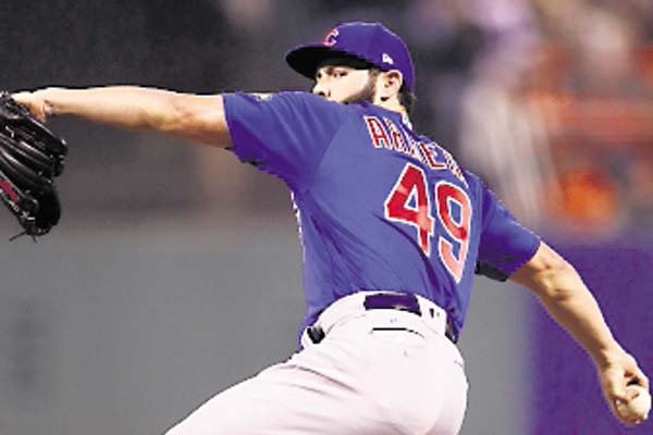 Jake Arrieta abrirá por los Dodgers y  Rich Hill lo hará por Cachorros