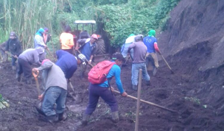 Cinco comunidades dedicadas a la producción de hortalizas en  Tierras Altas,  continúan incomunicadas. José Vásquez