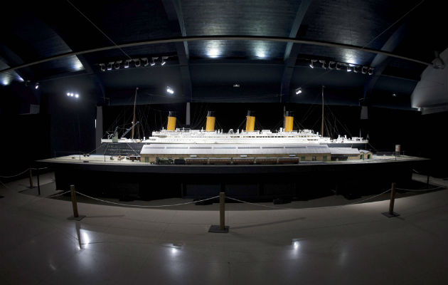 Maqueta del Titanic. Foto/ EFE