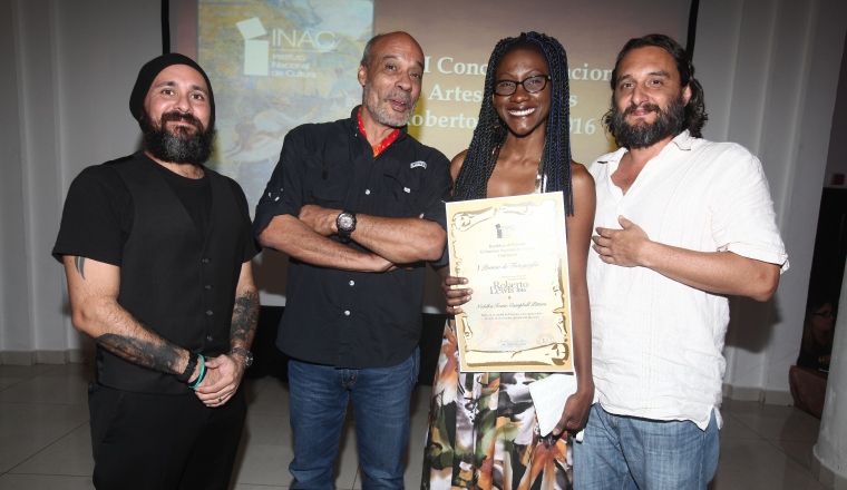 3. Gerardo Pesantes, José Ángel Murillo, Nedelca Campbel y Alexander Arosemana.