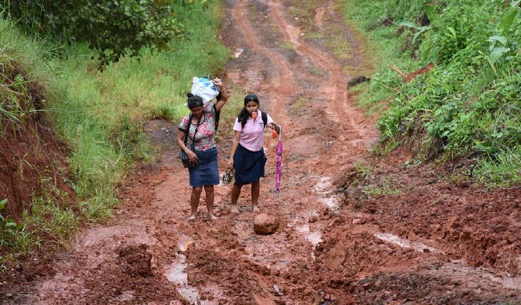 El invierno fue fuerte y muchos tramos del camino están muy deteriorados. /Foto José Manuel Adames