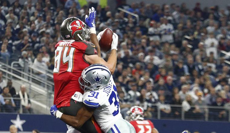 Cameron Brate (L) será importante en la ofensiva de Tampa Bay. Cameron Brate (L) será importante en la ofensiva de Tampa Bay. /Foto AP