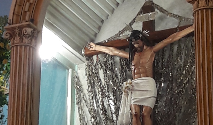 El Cristo llegó hace más de 300 años al pueblo por el mar. /Foto Elena Valdez