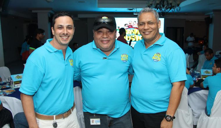 4. Carlos Castro, Amílcar Quintero y Luis Gallardo.