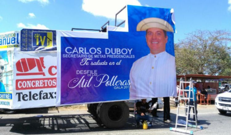 Carlos Duboy se promociona. Archivo
