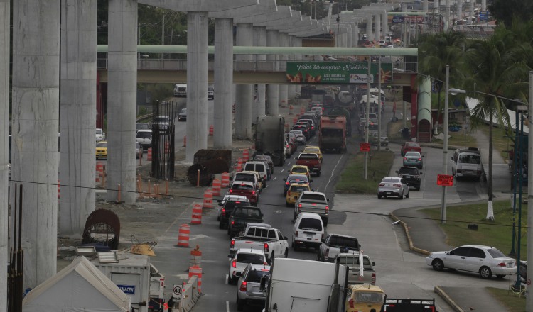 Construcción de la Línea 2 de Metro de Panamá hacia el sector Este de la ciudad.