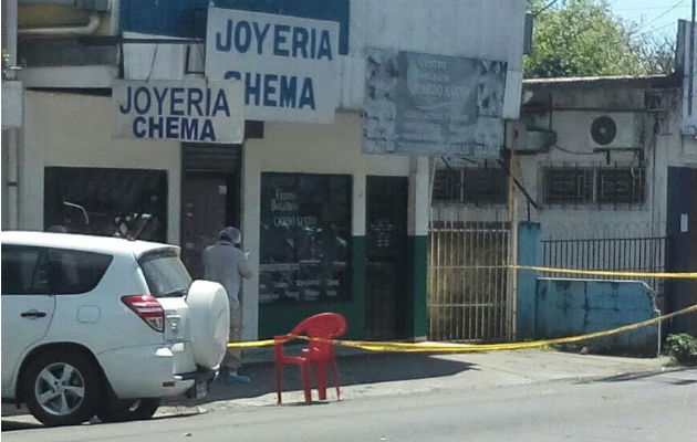 Lugar donde falleció el empresario a consecuencia de las heridas. Foto: José Vásquez. 