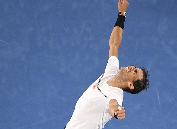 Nadal derrotó a Dimitrov por 6-3, 5-7, 7-6 (5) 6-7 (4) y 6-4.