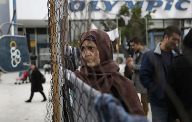 La situación de los refugiados en Grecia es caótica por el clima. FOTO/AP