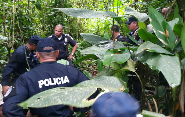 Lugar donde encontraron el cuerpo. Foto: Leonardo Machuca G.