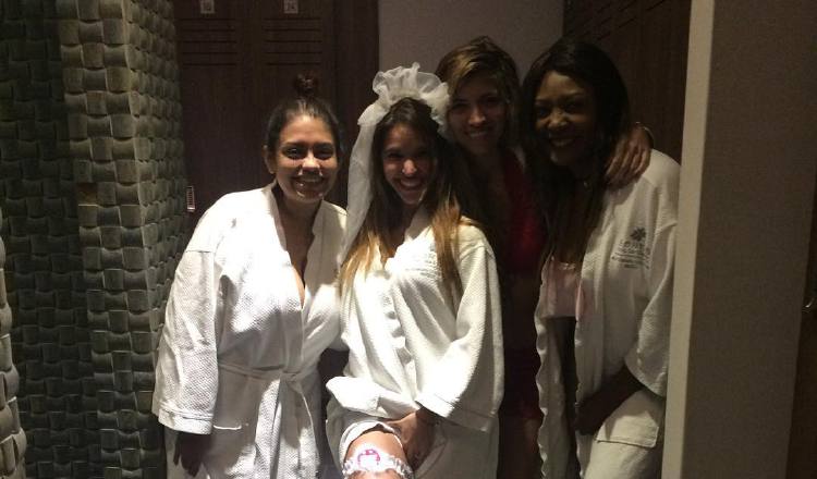 Celebró con sus amigas. /Foto Instagram