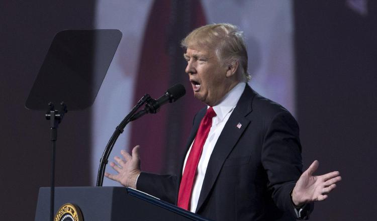 Trump disertó ayer en la Conferencia Anual de Acción Política Conservadora (CPAC), en Washington. /Foto EFE