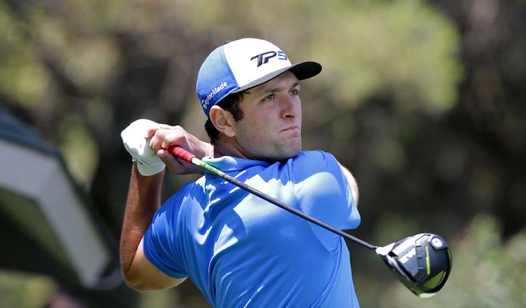 El golfista español Jon Rahm participa del primer día de actividades del torneo México Golf Championship /Foto EFE