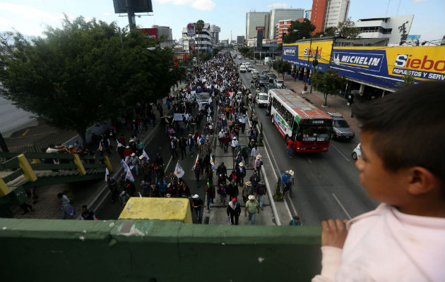 Guatemaltecos están inconformes con el gobierno de Jimmy Morales. FOTO/EFE