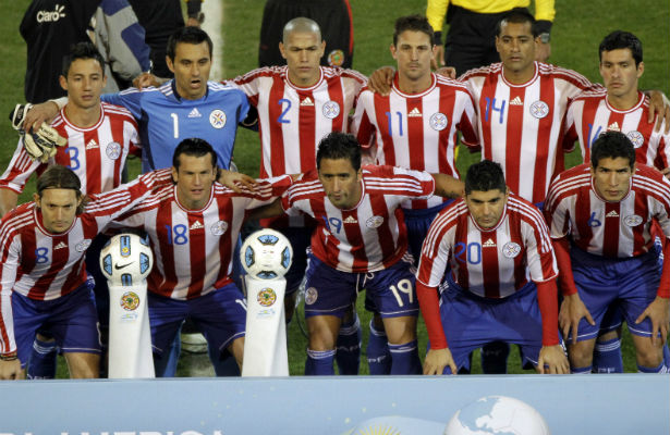 El equipo de Paraguay./ Foto Archivo