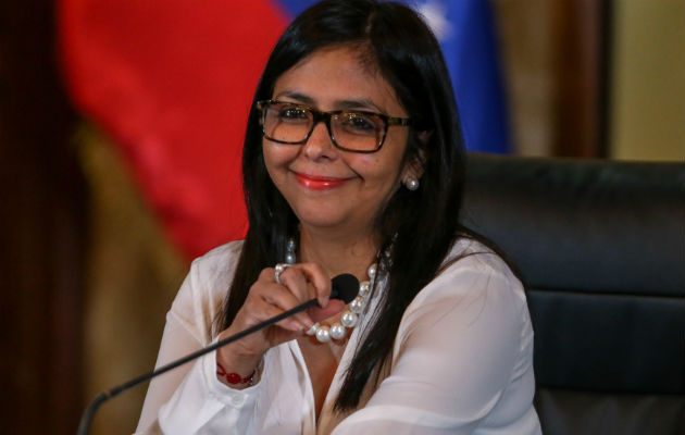 La canciller venezolana Delcy Rodríguez, dijo que Venezuela salió victoriosa de la reunión del Consejo Permanente de la OEA. FOTO/EFE