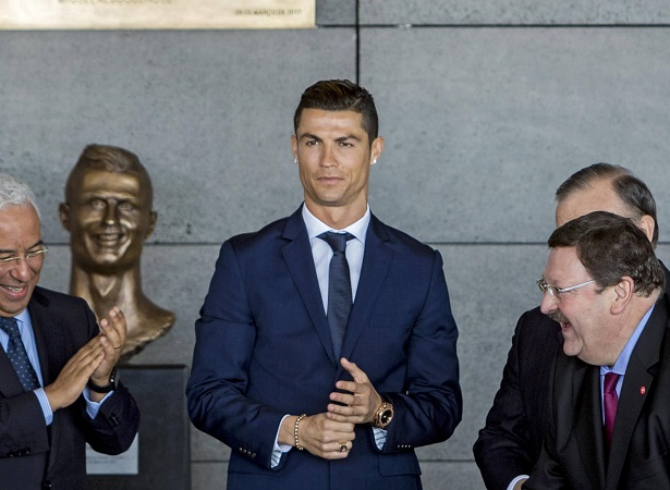 Cristiano fue homenajeado en su ciudad natal. Foto /EFE