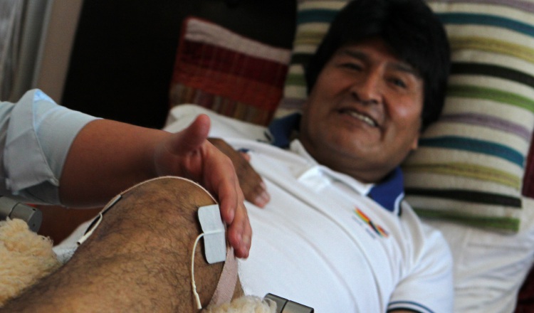 Evo Morales iba ser operado el 8 de abril. 