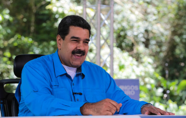 Nicolás Maduro, critica a los opositores por llamar a la rebelión. FOTO/EFE