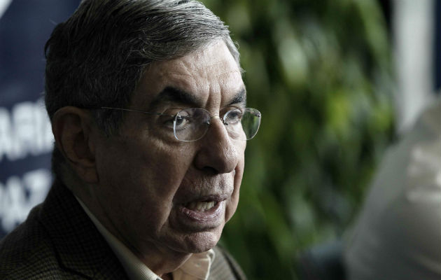 Expresidente de Costa Rica y Premio Nobel de la Paz Óscar Arias.