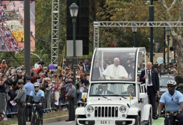 El papa Francisco en su visita a EE.UU. en 2015. FOTO/EFE