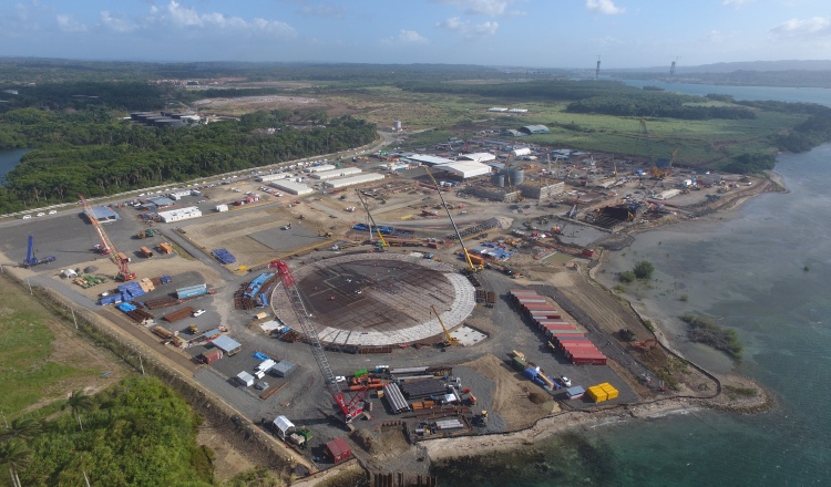 La construcción de la planta de gas natural tiene un costo de $1,150 millones. /Foto Cortesía