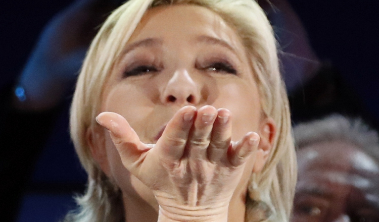 Candidata Marine Le Pen. /Foto AP