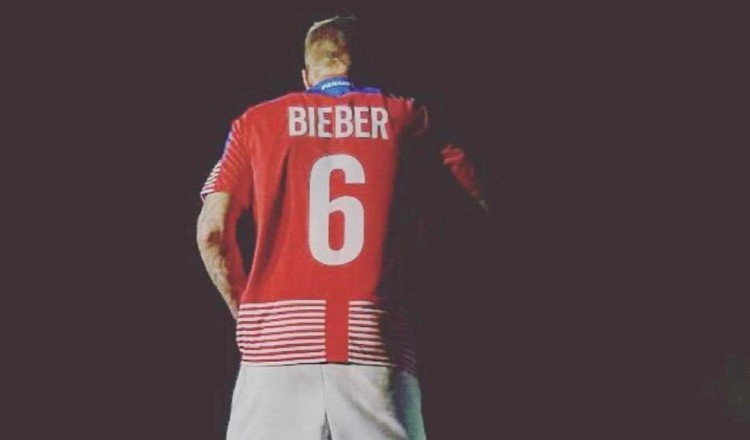 Bieber durante su presentación en Panamá. /Foto Instagram