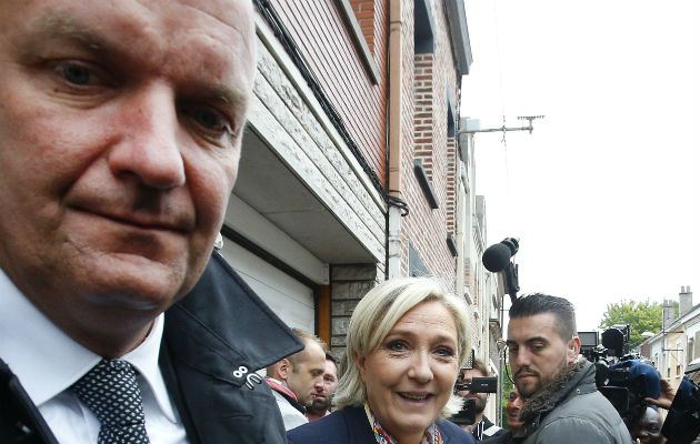 Marine Le Pen candidata ultraderechista para las presidenciales francesas. FOTO/AP