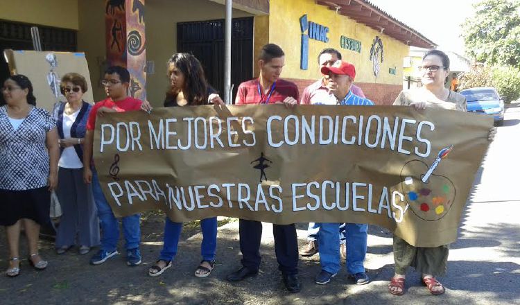 Desde el inicio del año escolar, no han cesado las protestas en diferentes escuelas de Herrera. Thays Domínguez 