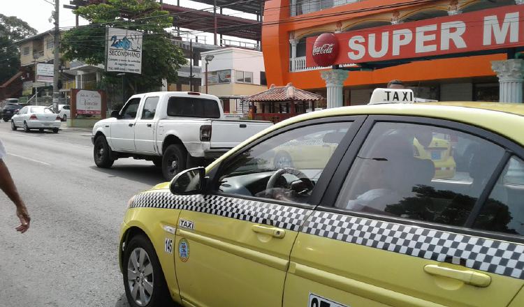 Taxistas chorreranos rechazan competencia ilegal. /Foto Eric A. Montenegro