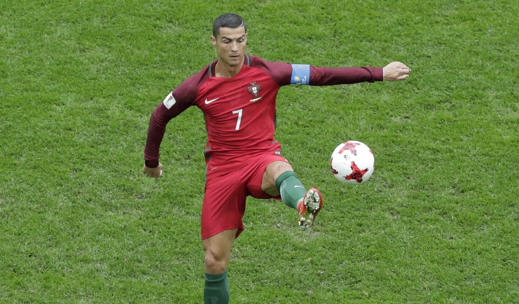 Cristiano Ronaldo, figura en la Copa Confederaciones. /Foto AP
