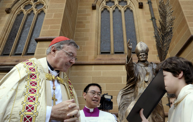 Cardenal George Pell. FOTO/AP