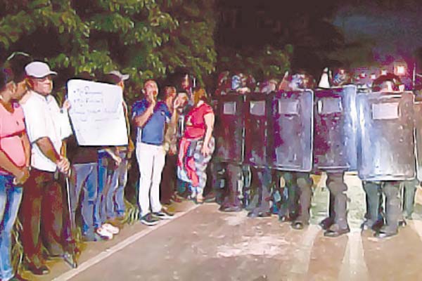 Protestan para exigir más seguridad en La Chorrera