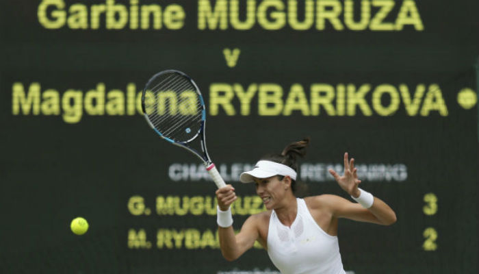 Garbiñe Muguruza: Foto:AP