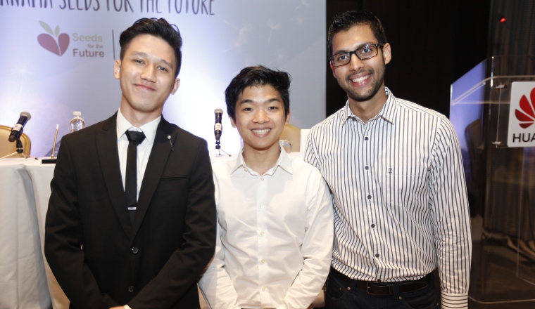 2. Luis Yao, Miguel Cheung y Jatinder Singh.