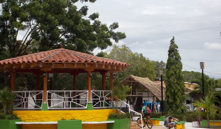 El parque de Guararé es frecuentado por jóvenes y niños. Zenaida Vásquez 